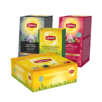 Thés Lipton en sachet individuel