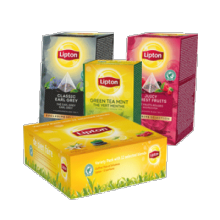 Thés Lipton en sachet individuel