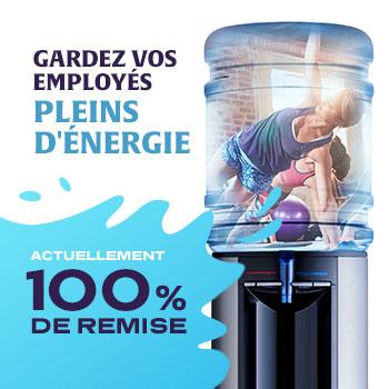 Fontaine à eau : 3 mois offerts